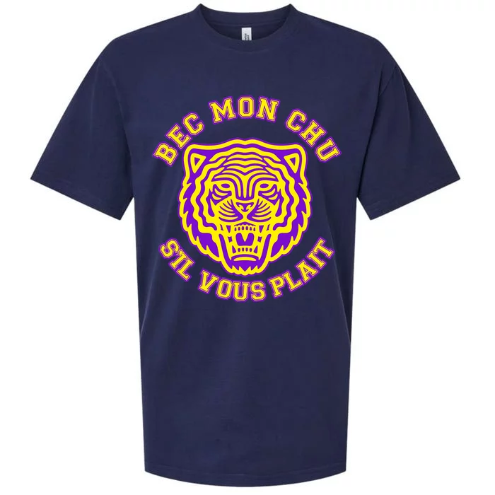 Bec Mon Chu S'il Vous Plait Tiger Sueded Cloud Jersey T-Shirt