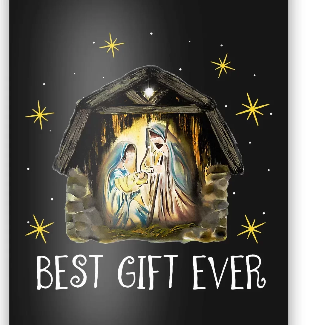 Best Ever Christmas Cool Jesus Nativity Scene Christian Poster