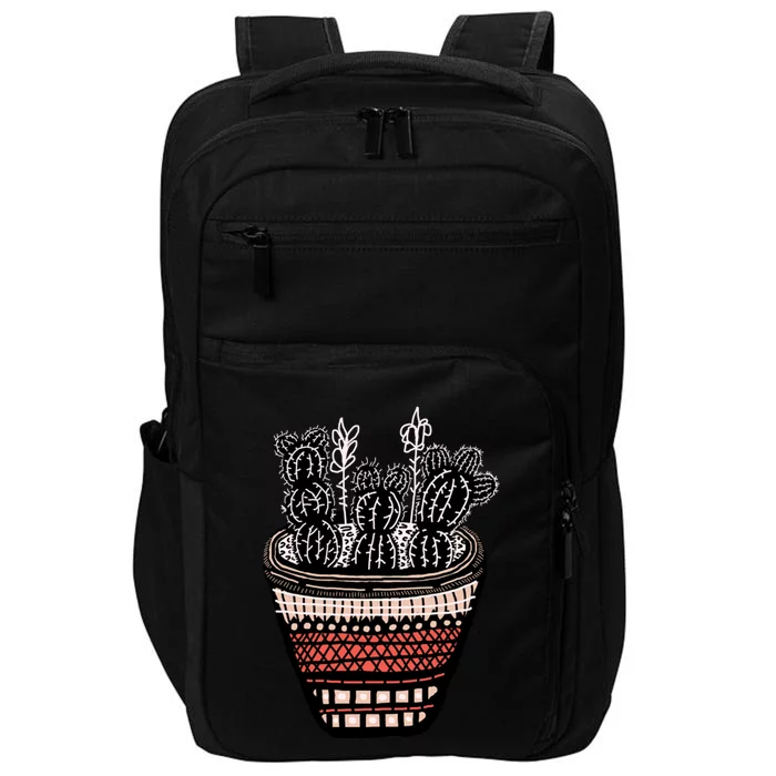 Bunny Ear Cacti Art Impact Tech Backpack