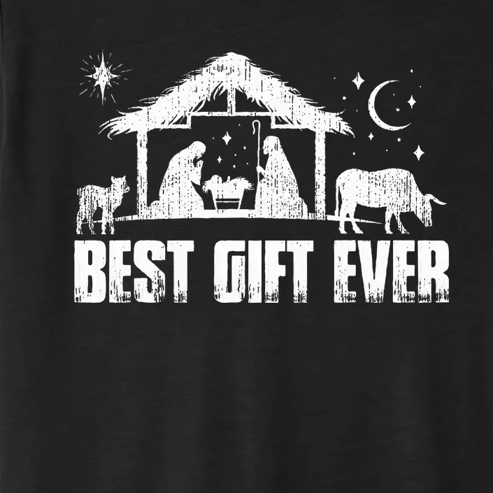 Best Ever Christmas Jesus Nativity Scene Christian ChromaSoft Performance T-Shirt