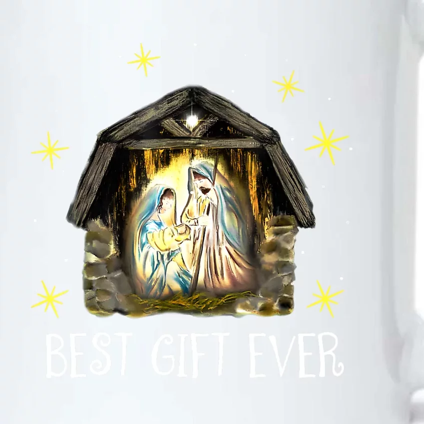 Best Ever Christmas Cool Jesus Nativity Scene Christian Black Color Changing Mug