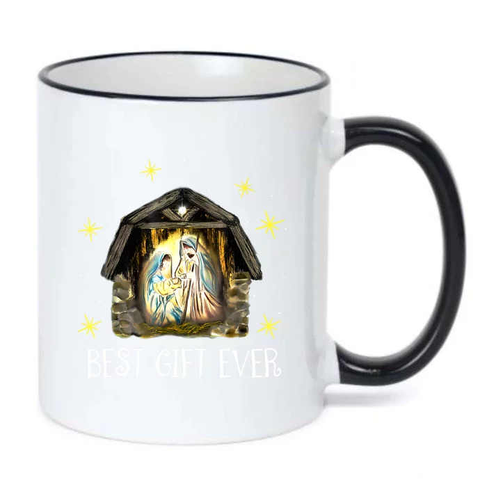 Best Ever Christmas Cool Jesus Nativity Scene Christian Black Color Changing Mug