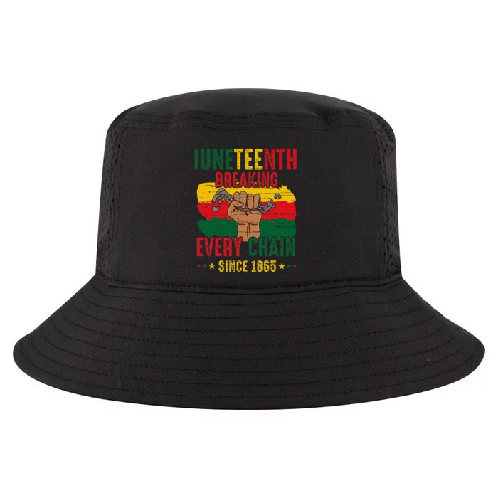 Breaking Every Chain Since 1865 Juneteenth Freedom Cool Comfort Performance Bucket Hat