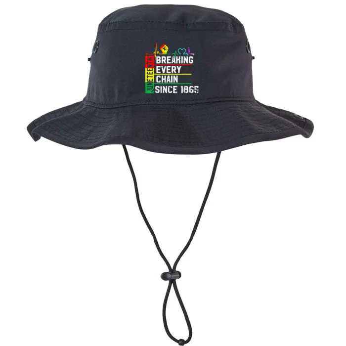 Breaking Every Chain Since 1865 Juneteenth Black History Legacy Cool Fit Booney Bucket Hat