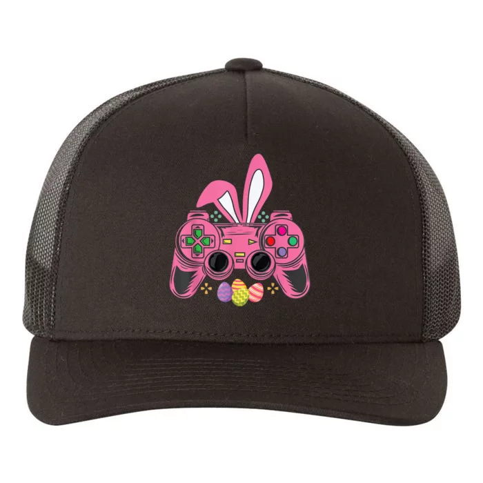 Bunny Eggs Costume Easter Day Gaming Video Game Yupoong Adult 5-Panel Trucker Hat