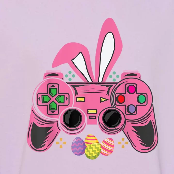 Bunny Eggs Costume Easter Day Gaming Video Game Garment-Dyed Sweatshirt