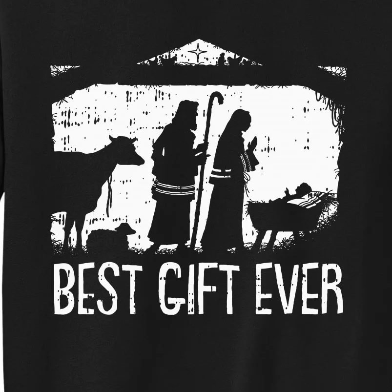 Best Ever Christmas Cool Jesus Nativity Scene Christian Sweatshirt