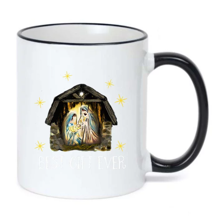 Best Ever Christmas Cool Jesus Nativity Scene Christian Black Color Changing Mug