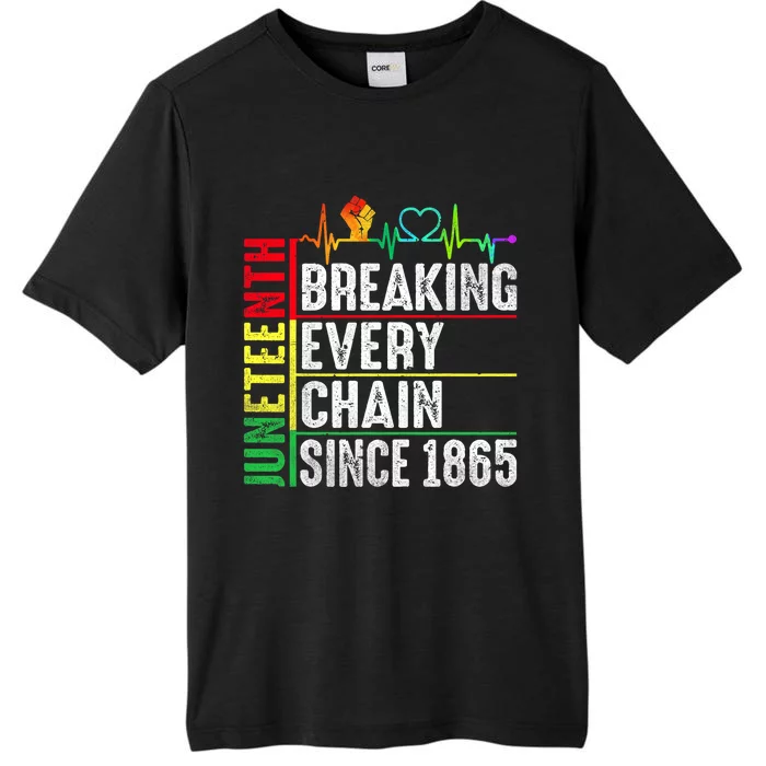 Breaking Every Chain Since 1865 Juneteenth Black History ChromaSoft Performance T-Shirt