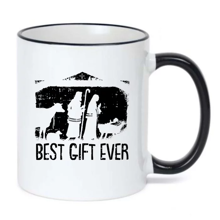 Best Ever Christmas Cool Jesus Nativity Scene Christian Black Color Changing Mug