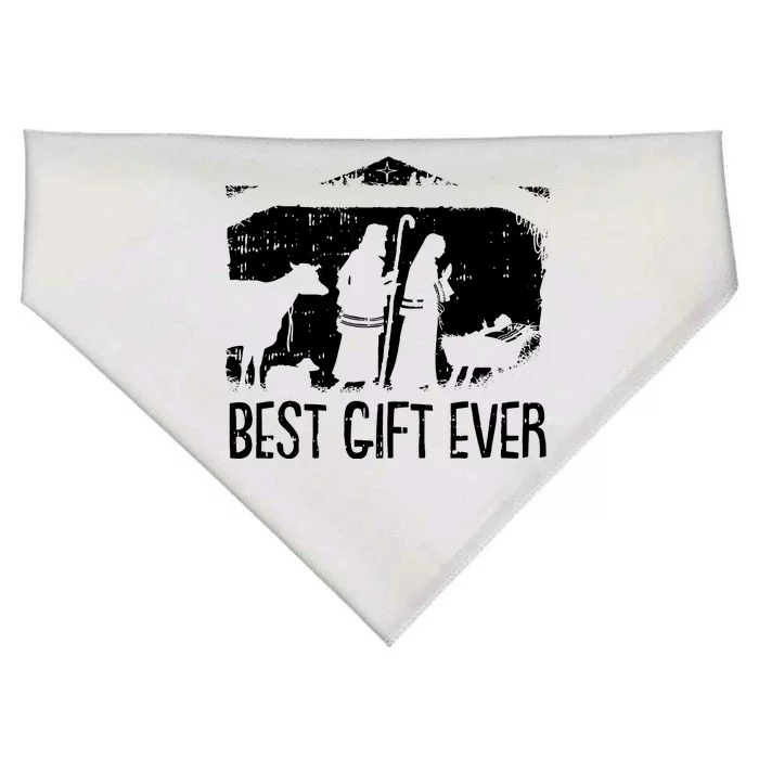 Best Ever Christmas Cool Jesus Nativity Scene Christian USA-Made Doggie Bandana