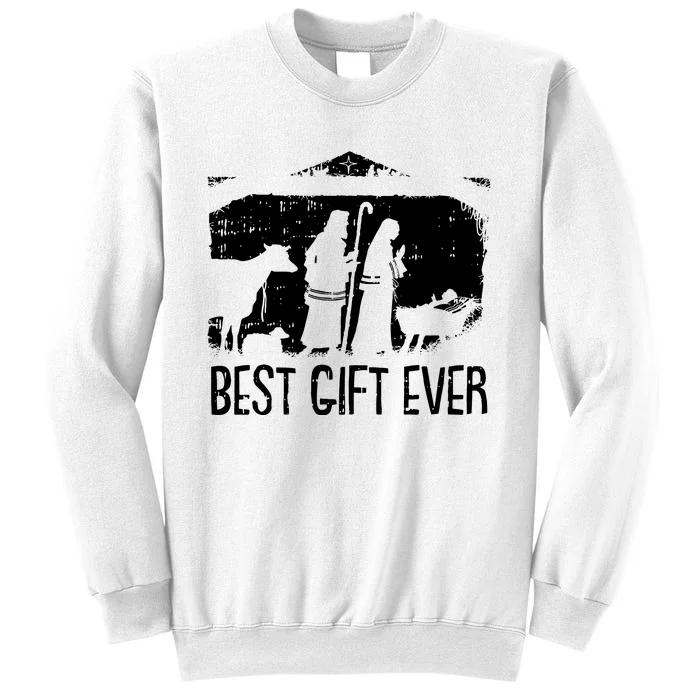 Best Ever Christmas Cool Jesus Nativity Scene Christian Sweatshirt