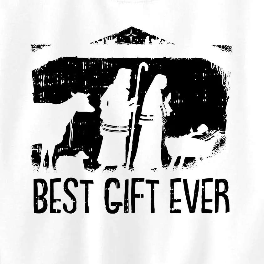 Best Ever Christmas Cool Jesus Nativity Scene Christian Kids Sweatshirt