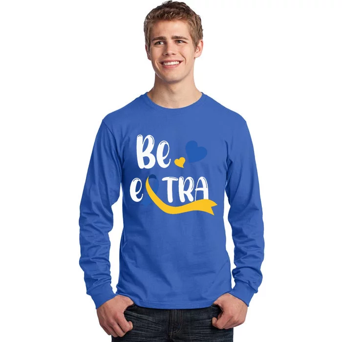 Be Extra Cute T21 World Down Syndrome Tall Long Sleeve T-Shirt