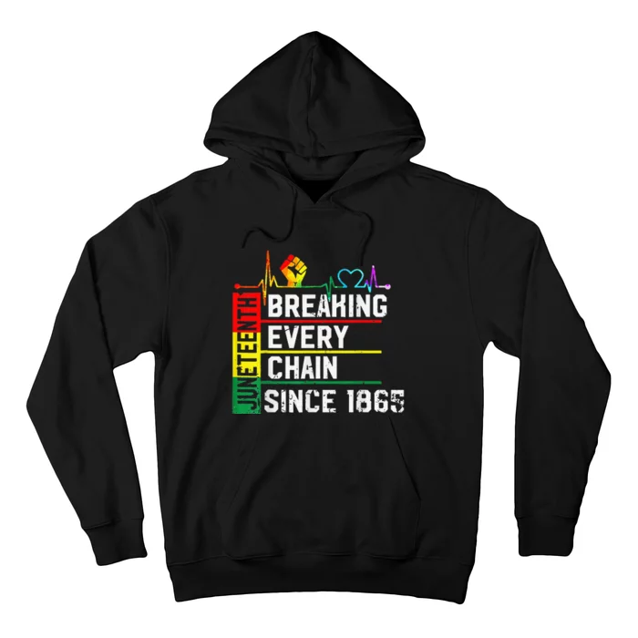 Breaking Every Chain Since 1865 Juneteenth Black History Hoodie