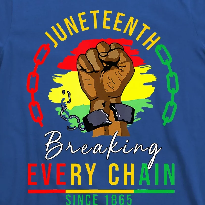 Breaking Every Chain Since 1865 Juneteenth Freedom T-Shirt