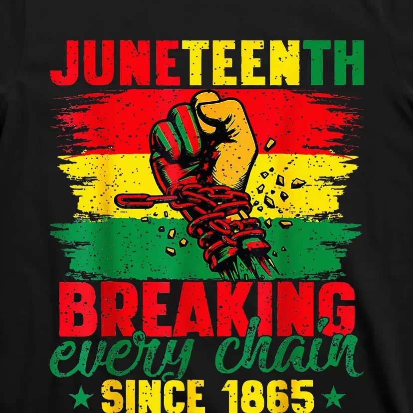 Breaking Every Chain Since 1865 Juneteenth Freedom T-Shirt