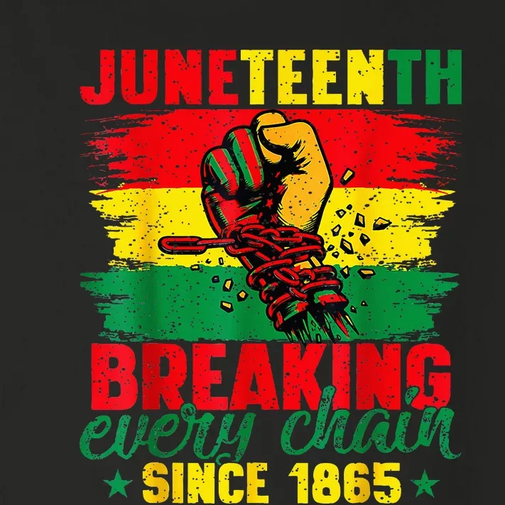 Breaking Every Chain Since 1865 Juneteenth Freedom Toddler Long Sleeve Shirt