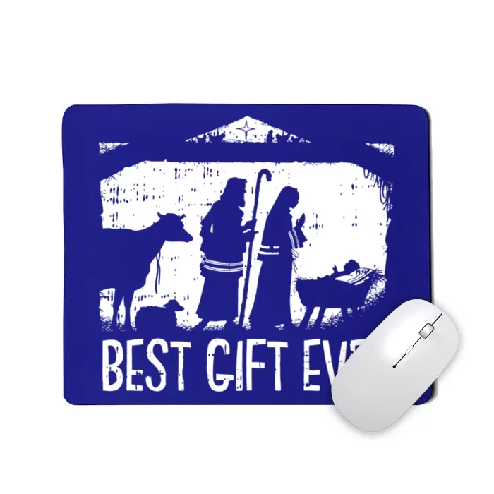 Best Ever Christmas Cool Jesus Nativity Scene Christian Great Gift Mousepad