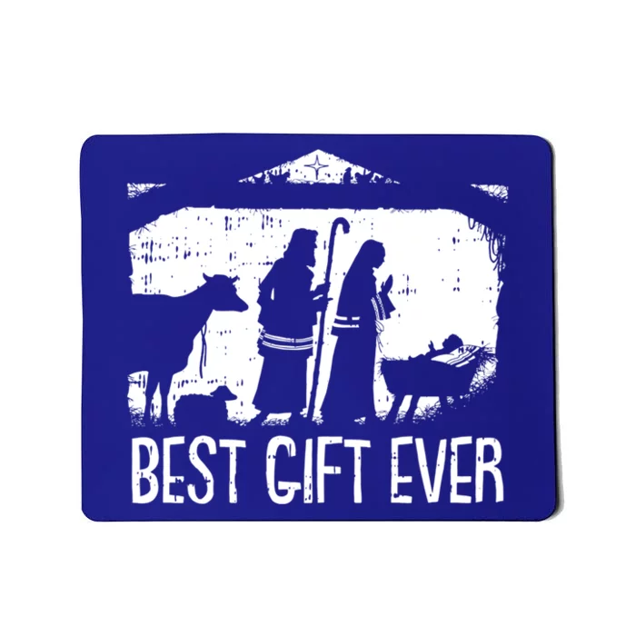 Best Ever Christmas Cool Jesus Nativity Scene Christian Great Gift Mousepad