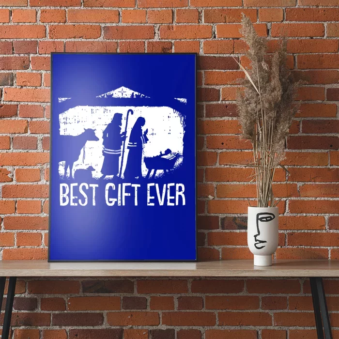 Best Ever Christmas Cool Jesus Nativity Scene Christian Great Gift Poster