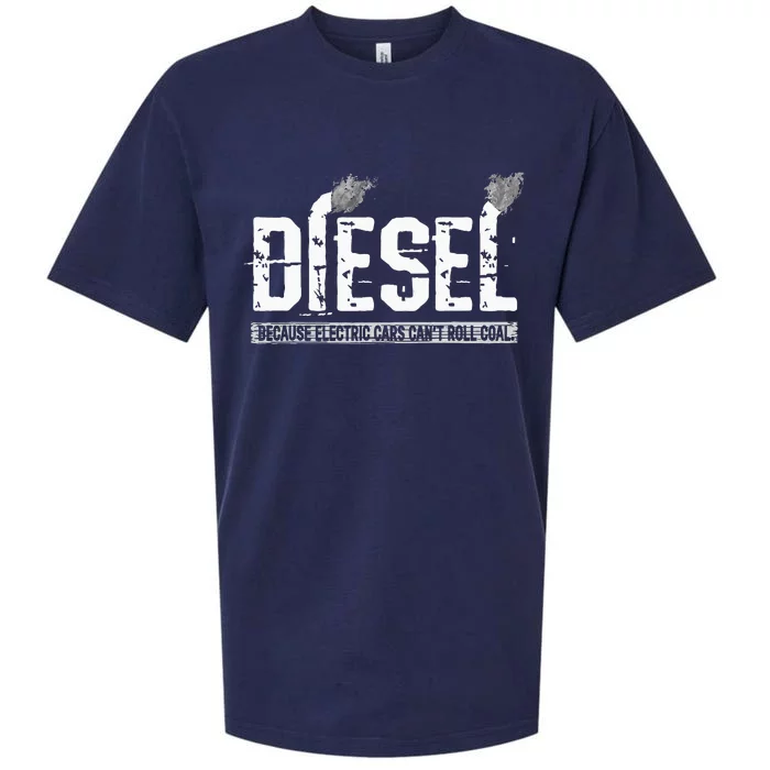 Because Electric Cars Cant Roll Coal Truck Sueded Cloud Jersey T-Shirt