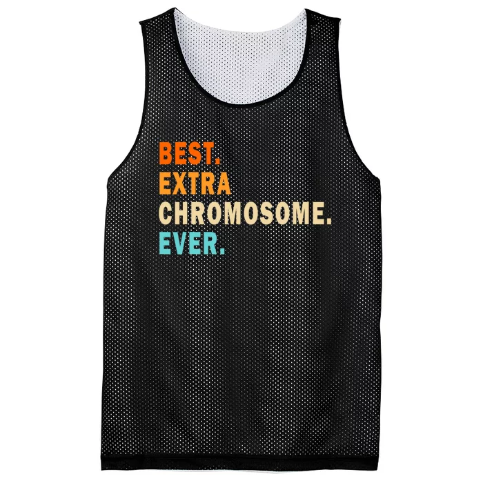 Best Extra Chromosome Ever Mesh Reversible Basketball Jersey Tank