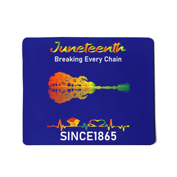 Breaking Every Chain Since 1865 Junenth Freedom Gift Mousepad