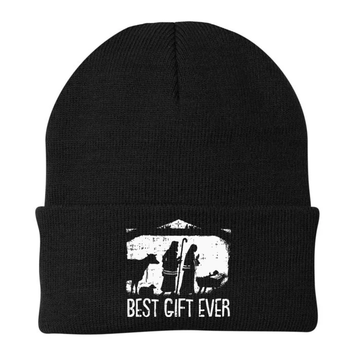 Best Ever Christmas Cool Jesus Nativity Scene Christian Knit Cap Winter Beanie