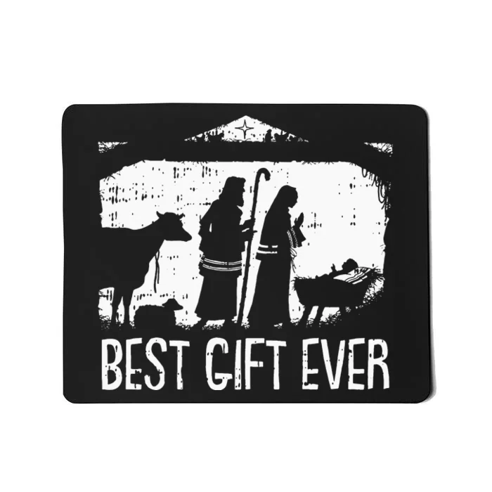 Best Ever Christmas Cool Jesus Nativity Scene Christian Mousepad