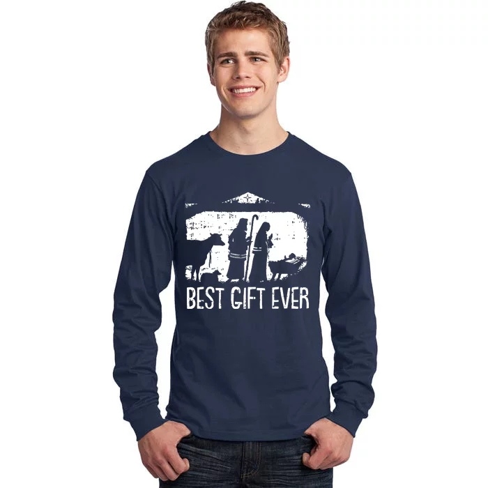 Best Ever Christmas Cool Jesus Tall Long Sleeve T-Shirt