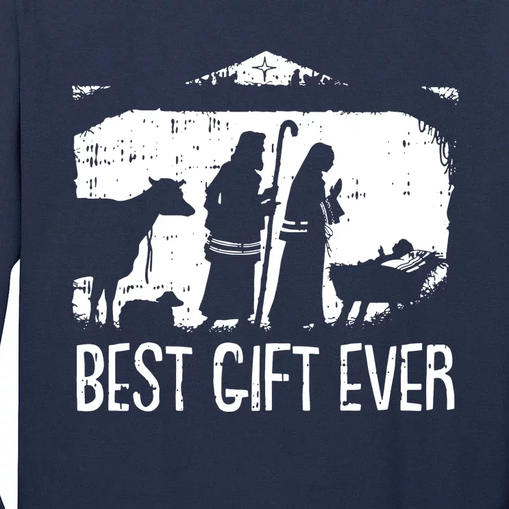 Best Ever Christmas Cool Jesus Tall Long Sleeve T-Shirt