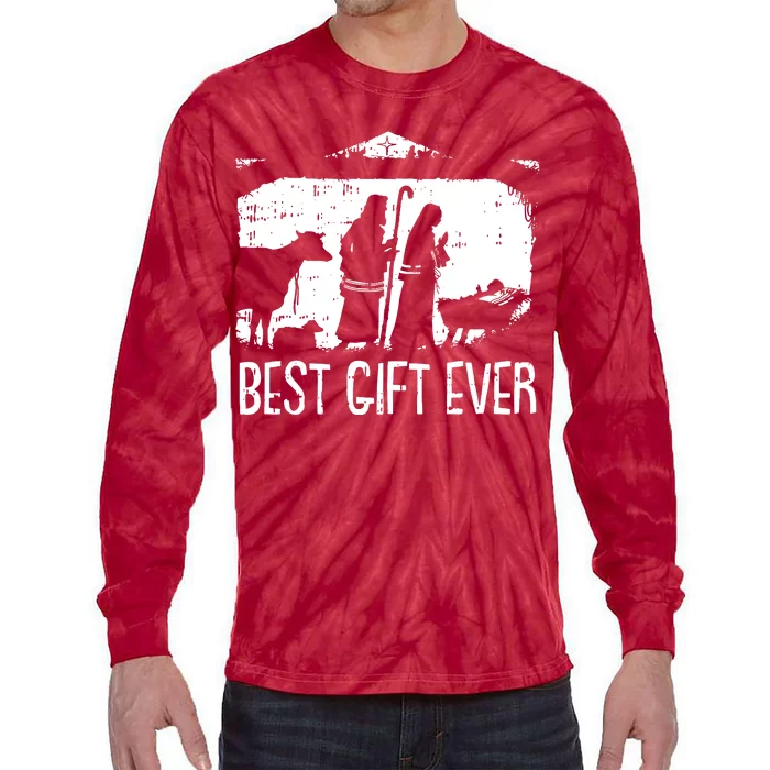 Best Ever Christmas Cool Jesus Tie-Dye Long Sleeve Shirt