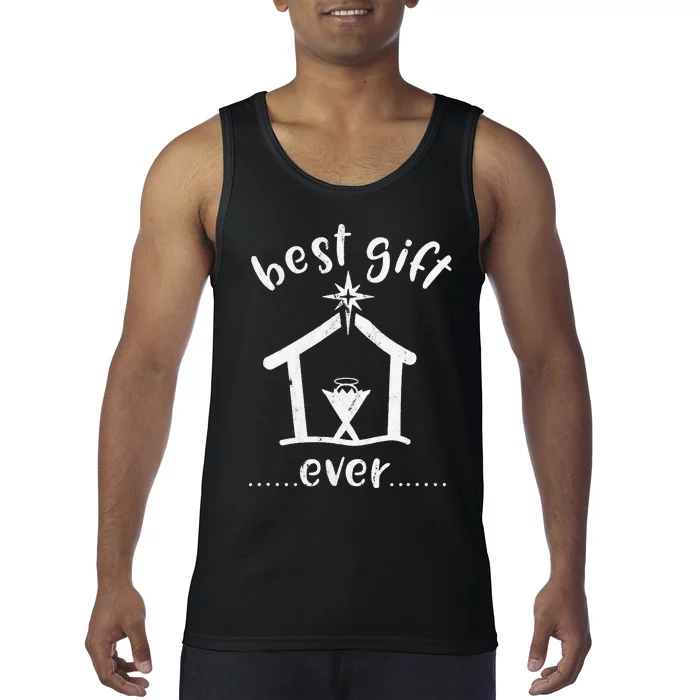 Best Ever Christmas Cool Jesus Nativity Scene Christian Tank Top