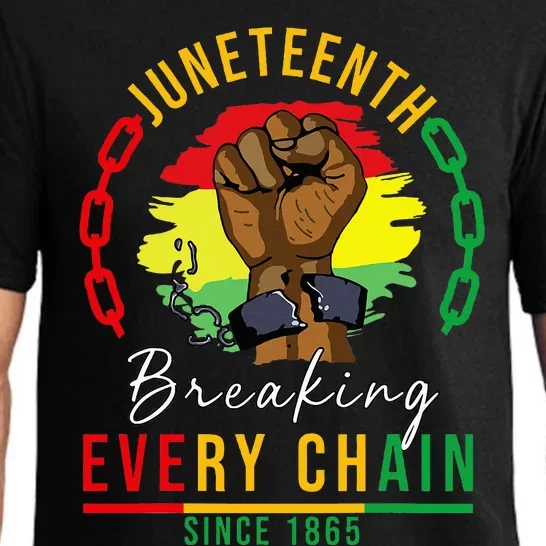 Breaking Every Chain Since 1865 Juneteenth Freedom Pajama Set