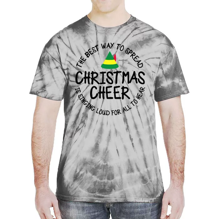 Buddy Elf Christmas Cheer 2024 Tie-Dye T-Shirt