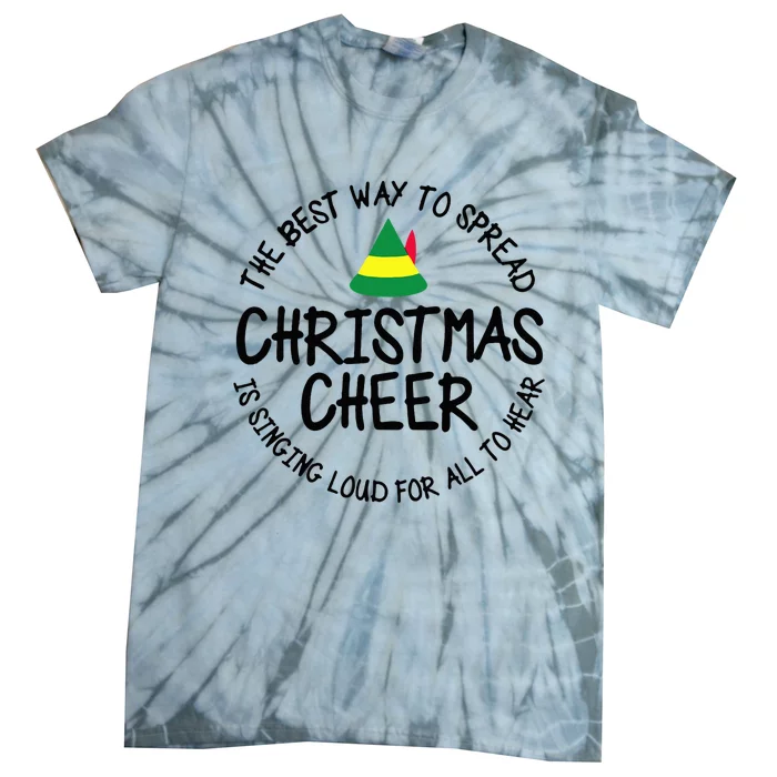 Buddy Elf Christmas Cheer 2024 Tie-Dye T-Shirt