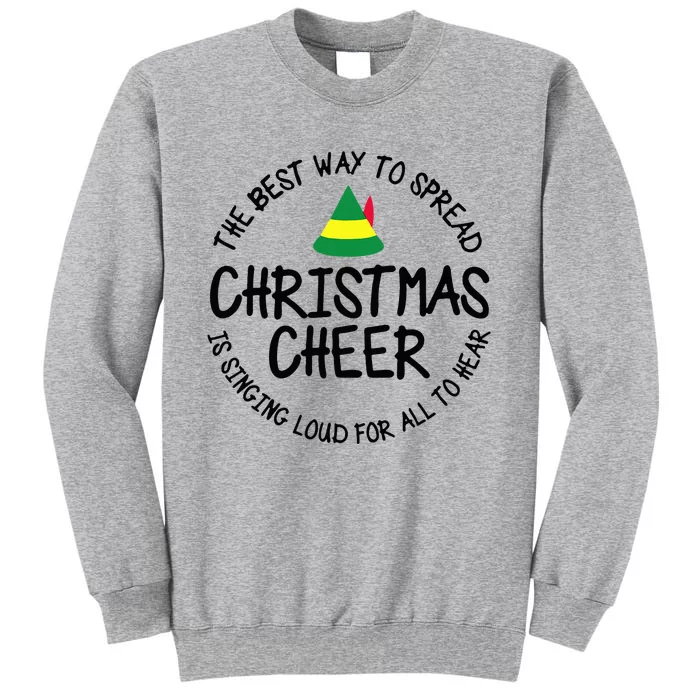 Buddy Elf Christmas Cheer 2024 Tall Sweatshirt