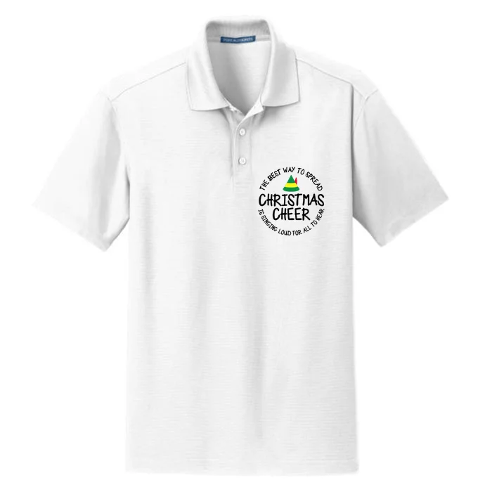 Buddy Elf Christmas Cheer 2024 Dry Zone Grid Performance Polo