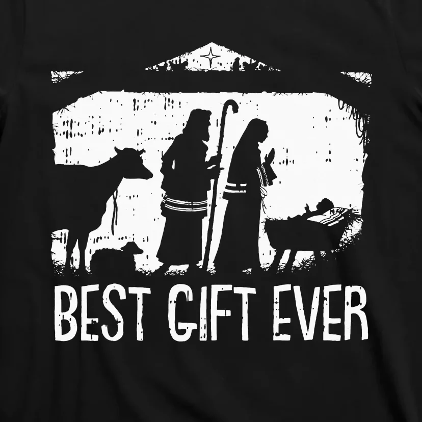 Best Ever Christmas Cool Jesus Nativity Scene Christian T-Shirt