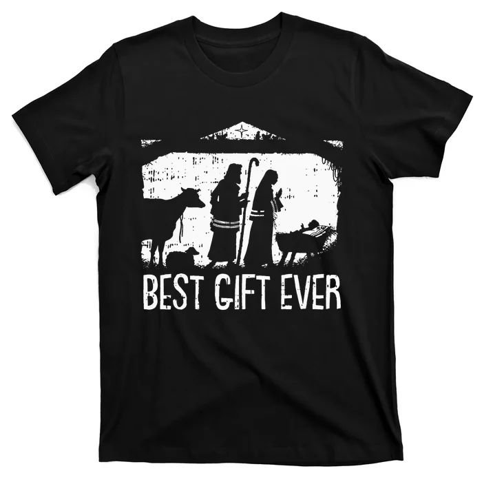 Best Ever Christmas Cool Jesus Nativity Scene Christian T-Shirt