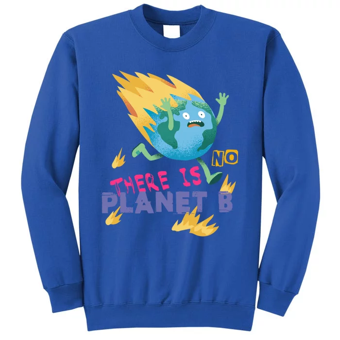 Burning Earth Cute Gift There Is No Planet B Great Gift Sweatshirt