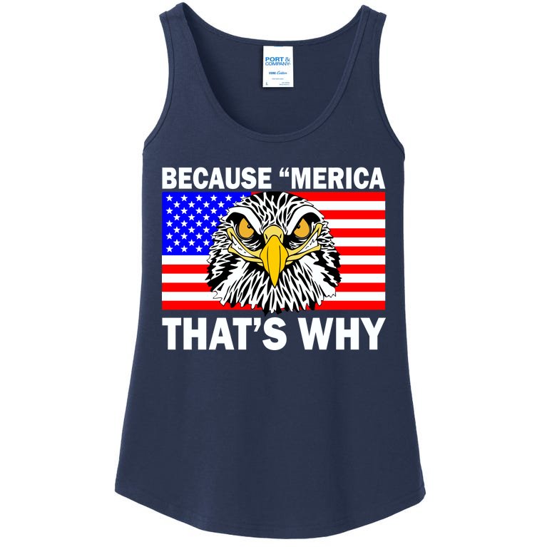 Because 'Merica That's Why! Eagle Ladies Essential Tank