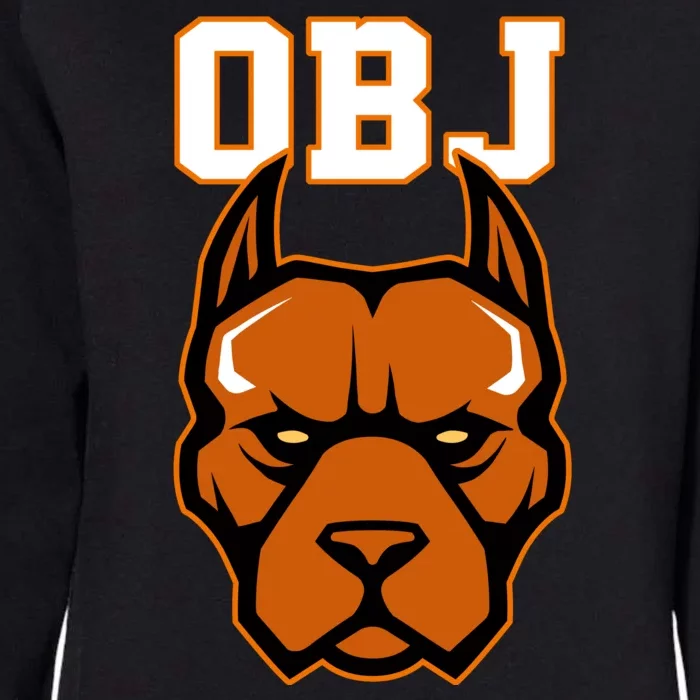 Beckham Jr Dawg Pound OBJ Womens California Wash Sweatshirt