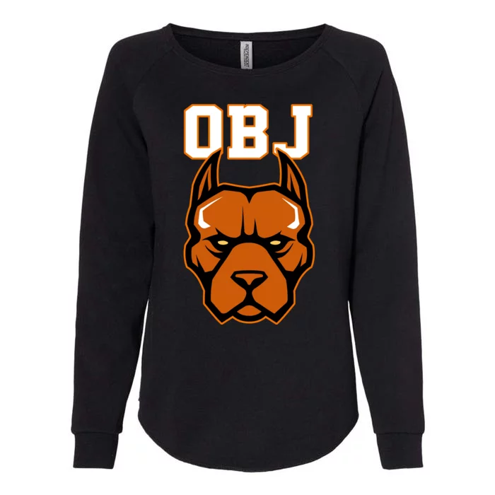 Beckham Jr Dawg Pound OBJ Womens California Wash Sweatshirt