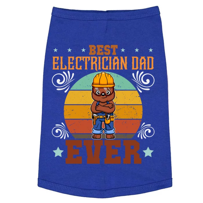 Best Electrician Dad Ever Electronics Engineer Gift Doggie Tank