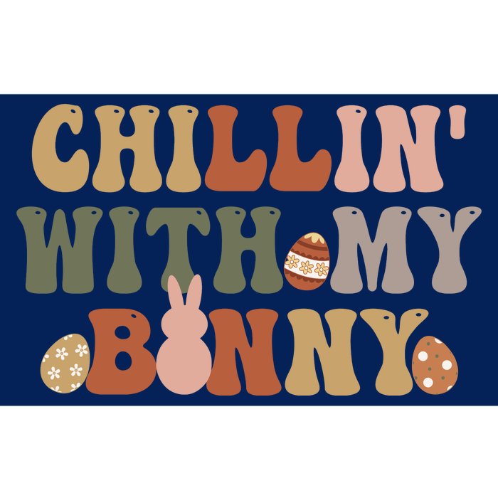 Retro Vintage Bunny Easter Day Bumper Sticker