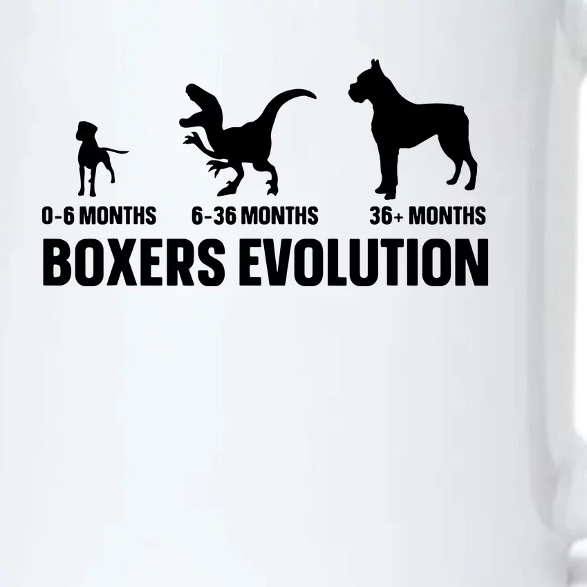 Boxers Evolution Design For A Boxer Owner Black Color Changing Mug