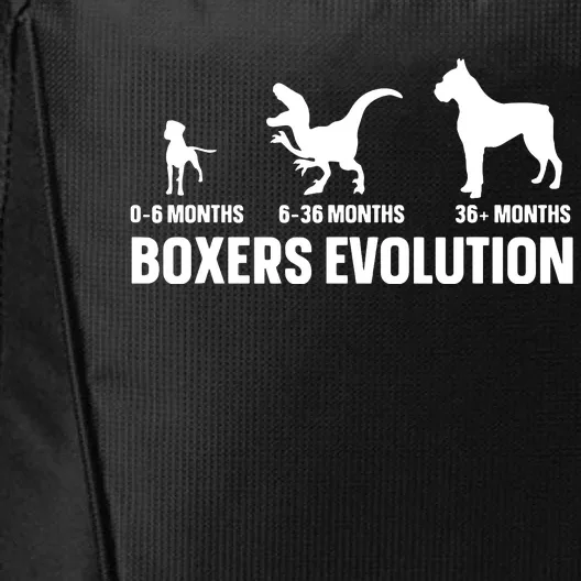 Boxers Evolution Design For A Boxer Owner City Backpack