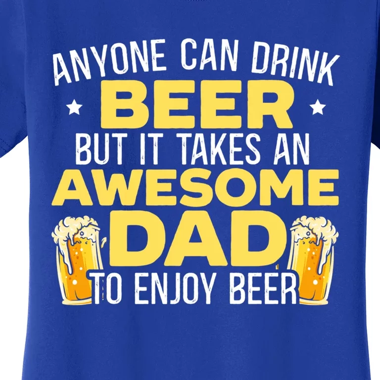 Beer Er Daddy Alcoholic Papa Fathers Day Fatherhood Great Gift Women's T-Shirt